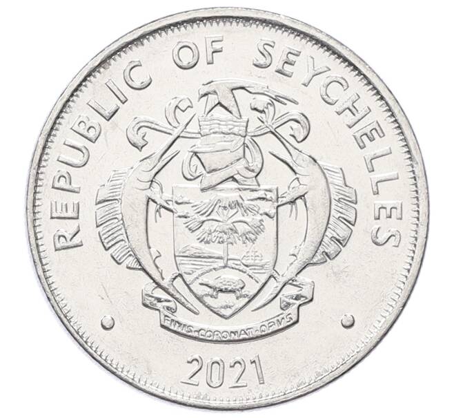 Монета 25 центов 2021 года Сейшелы (Артикул: K12-68106) — Фото №2
