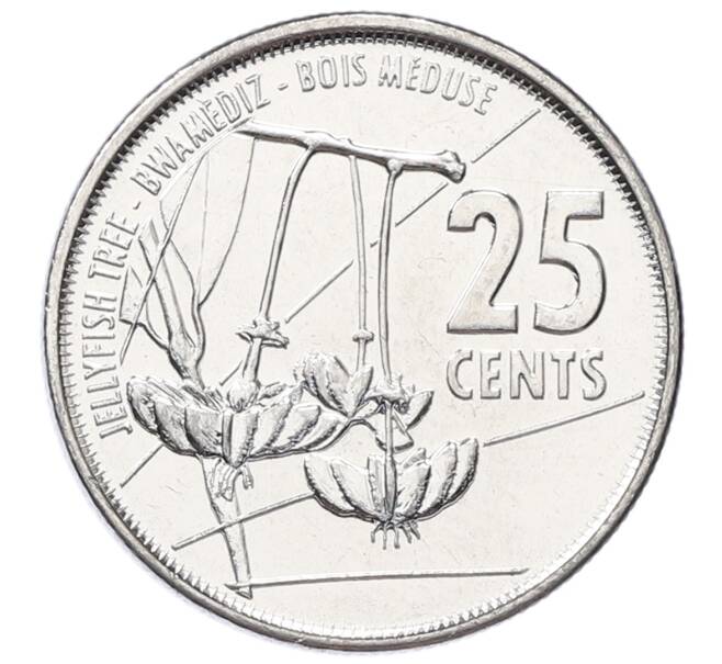 Монета 25 центов 2021 года Сейшелы (Артикул: K12-68108) — Фото №1