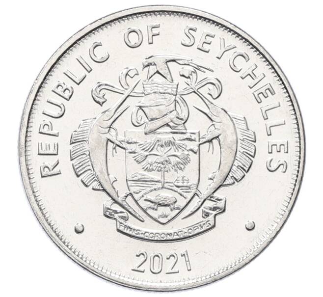 Монета 25 центов 2021 года Сейшелы (Артикул: K12-68108) — Фото №2
