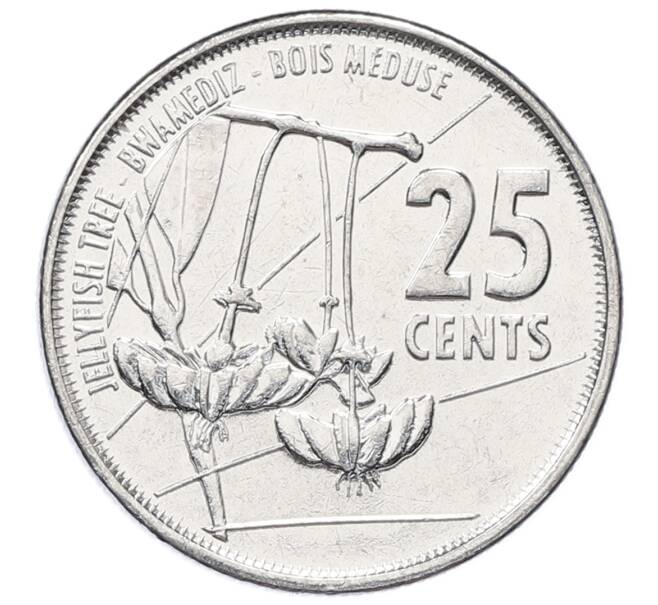 Монета 25 центов 2021 года Сейшелы (Артикул: K12-68110) — Фото №1