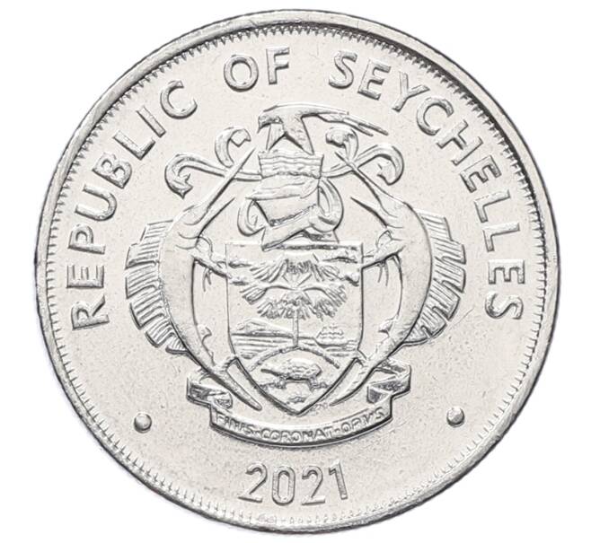 Монета 25 центов 2021 года Сейшелы (Артикул: K12-68111) — Фото №2