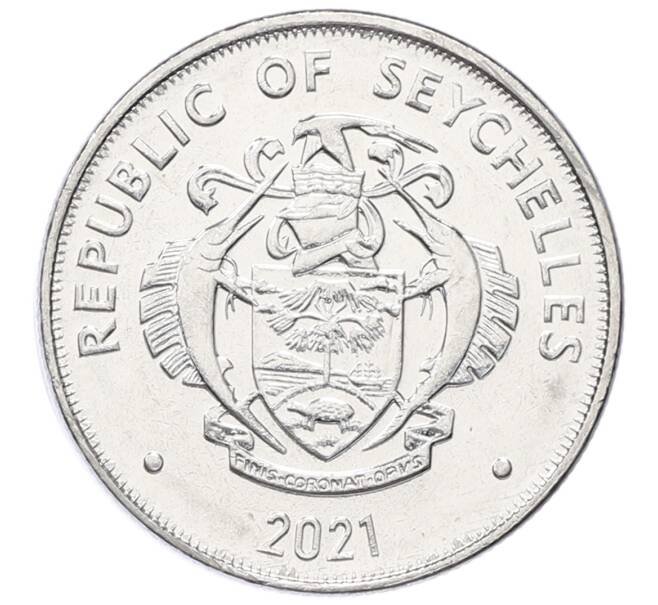 Монета 25 центов 2021 года Сейшелы (Артикул: K12-68112) — Фото №2