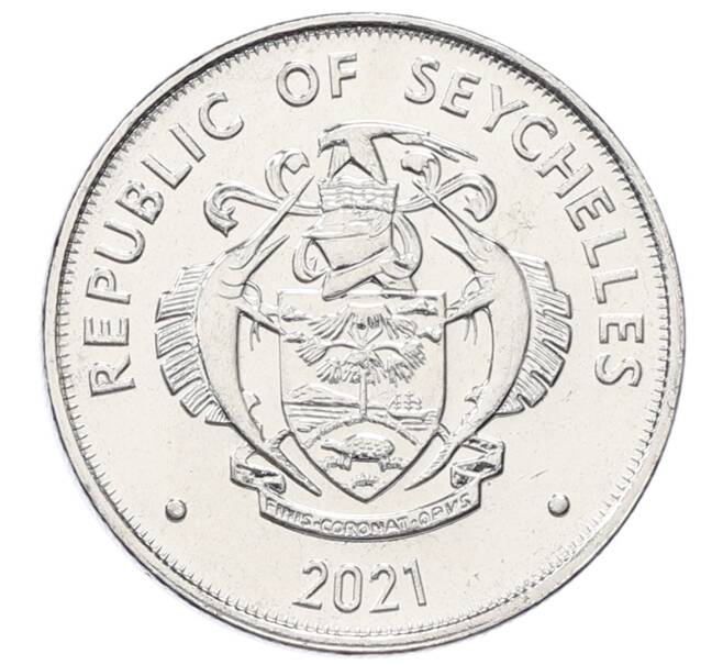 Монета 25 центов 2021 года Сейшелы (Артикул: K12-68121) — Фото №2