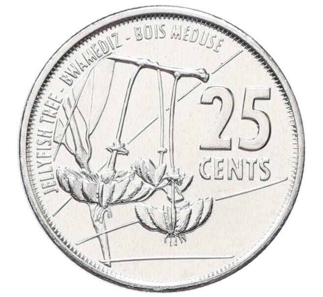 Монета 25 центов 2021 года Сейшелы (Артикул: K12-68127) — Фото №1