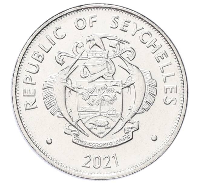 Монета 25 центов 2021 года Сейшелы (Артикул: K12-68128) — Фото №2