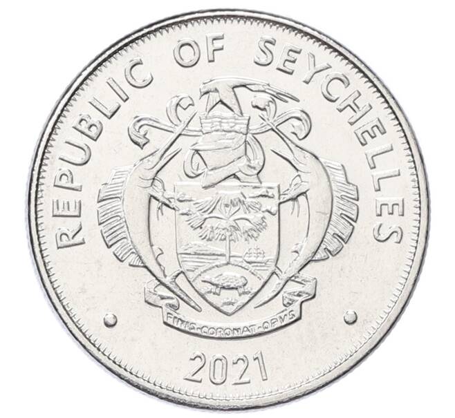 Монета 25 центов 2021 года Сейшелы (Артикул: K12-68129) — Фото №2
