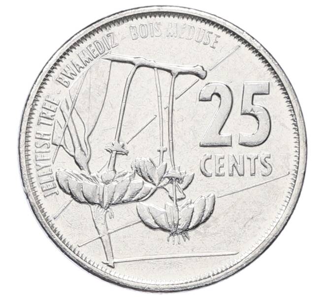 Монета 25 центов 2021 года Сейшелы (Артикул: K12-68131) — Фото №1