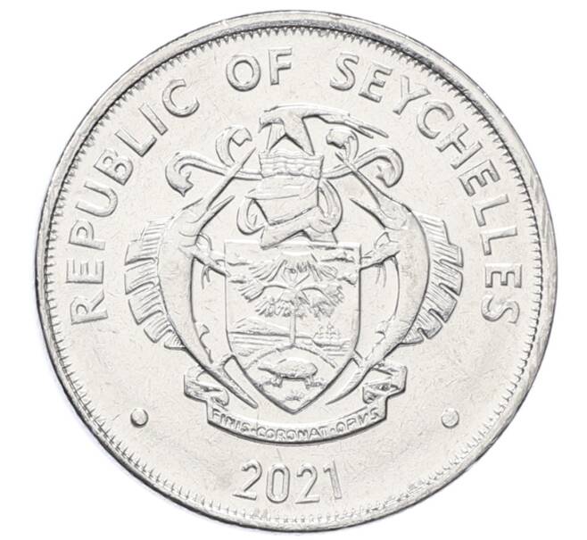 Монета 25 центов 2021 года Сейшелы (Артикул: K12-68131) — Фото №2