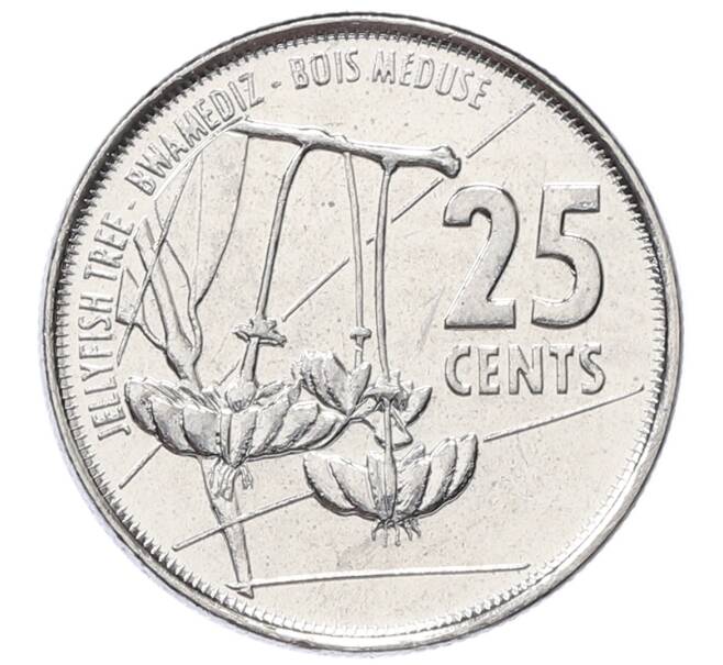 Монета 25 центов 2021 года Сейшелы (Артикул: K12-68132) — Фото №1