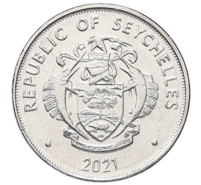 Монета 25 центов 2021 года Сейшелы (Артикул: K12-68132) — Фото №2