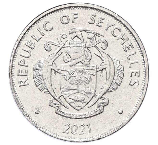 Монета 25 центов 2021 года Сейшелы (Артикул: K12-68133) — Фото №2