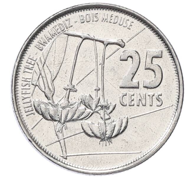 Монета 25 центов 2021 года Сейшелы (Артикул: K12-68136) — Фото №1