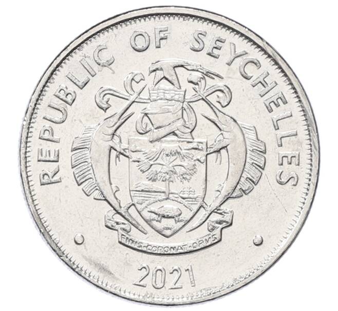 Монета 25 центов 2021 года Сейшелы (Артикул: K12-68138) — Фото №2