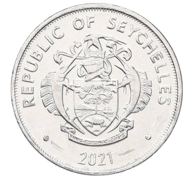 Монета 25 центов 2021 года Сейшелы (Артикул: K12-68141) — Фото №2