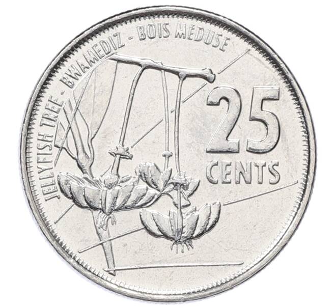 Монета 25 центов 2021 года Сейшелы (Артикул: K12-68147) — Фото №1