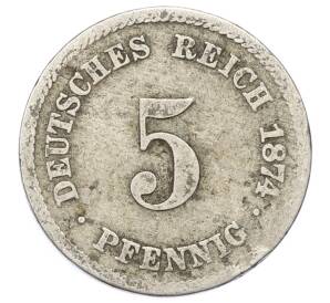 5 пфеннигов 1874 года A Германия — Фото №1