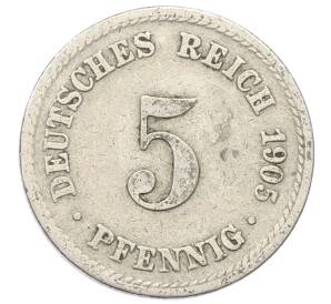 5 пфеннигов 1905 года A Германия — Фото №1