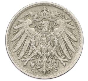 5 пфеннигов 1915 года J Германия — Фото №2