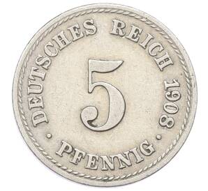 5 пфеннигов 1908 года A Германия — Фото №1