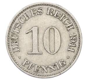 10 пфеннигов 1911 года A Германия — Фото №1