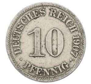 10 пфеннигов 1907 года A Германия — Фото №1