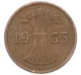 Монета 1 рейхспфенниг 1935 года A Германия (Артикул: M2-89622) — Фото №1