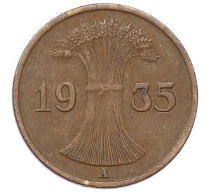 1 рейхспфенниг 1935 года A Германия — Фото №1
