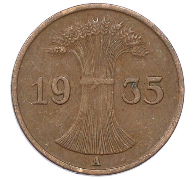 Монета 1 рейхспфенниг 1935 года A Германия (Артикул: M2-89622) — Фото №1