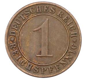 1 рейхспфенниг 1935 года A Германия — Фото №2