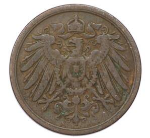 2 пфеннига 1907 года A Германия — Фото №2