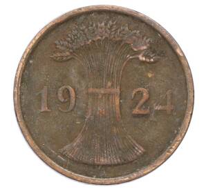 2 рентенпфеннига 1924 года A Германия — Фото №1