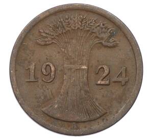 2 рентенпфеннига 1924 года A Германия — Фото №1