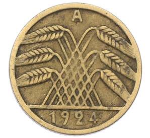 5 рентенпфеннигов 1924 года A Германия — Фото №1