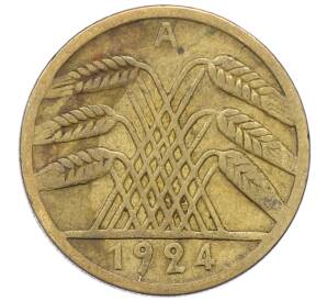 5 рентенпфеннигов 1924 года A Германия — Фото №1