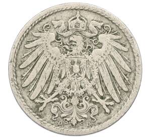 5 пфеннигов 1905 года D Германия — Фото №2