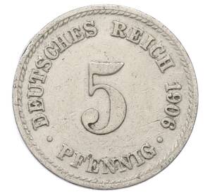 5 пфеннигов 1906 года A Германия — Фото №1