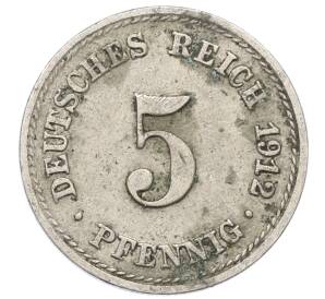 5 пфеннигов 1912 года A Германия — Фото №1