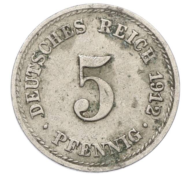 Монета 5 пфеннигов 1912 года A Германия (Артикул: M2-89705) — Фото №1