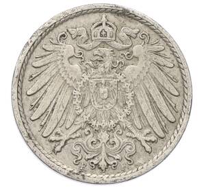 5 пфеннигов 1912 года F Германия — Фото №2