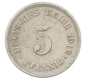 5 пфеннигов 1912 года F Германия — Фото №1