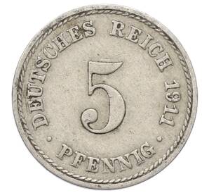 5 пфеннигов 1911 года A Германия — Фото №1