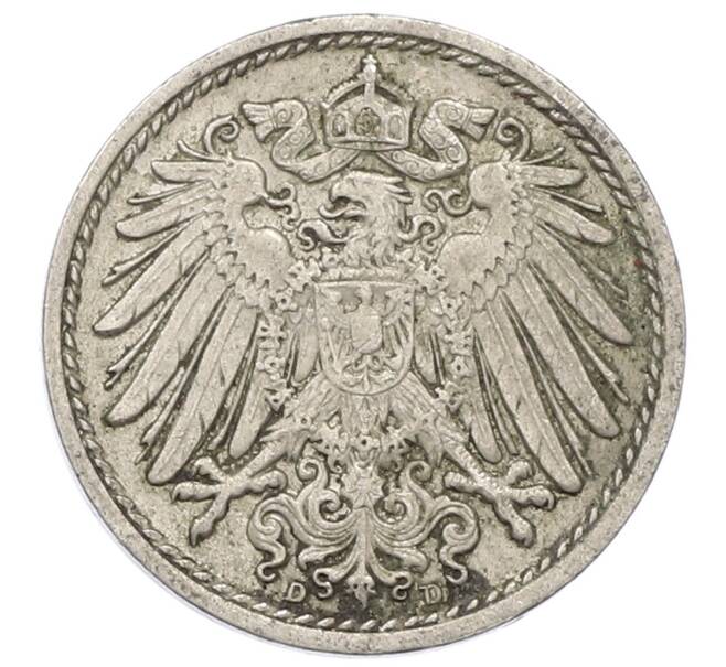 Монета 5 пфеннигов 1914 года D Германия (Артикул: M2-89712) — Фото №2