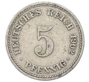 5 пфеннигов 1902 года A Германия — Фото №1