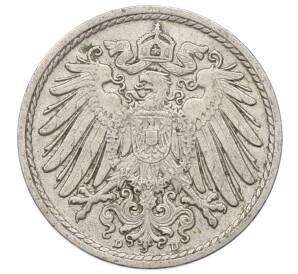 5 пфеннигов 1908 года D Германия — Фото №2