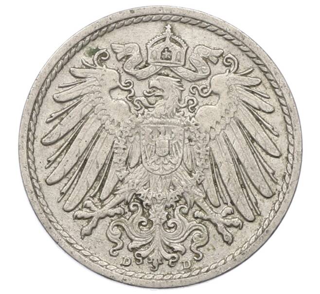 Монета 5 пфеннигов 1908 года D Германия (Артикул: M2-89716) — Фото №2