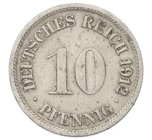 10 пфеннигов 1912 года F Германия — Фото №1