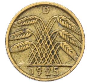 5 рейхспфеннигов 1925 года D Германия — Фото №1