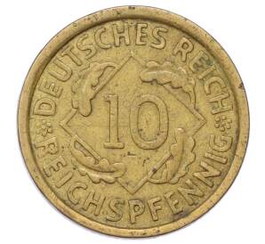 10 рейхспфеннигов 1925 года A Германия — Фото №2