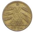 Монета 10 рентенпфеннигов 1924 года D Германия (Артикул: M2-89730) — Фото №1