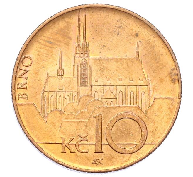 Монета 10 крон 2013 года Чехия (Артикул: M2-89732) — Фото №2